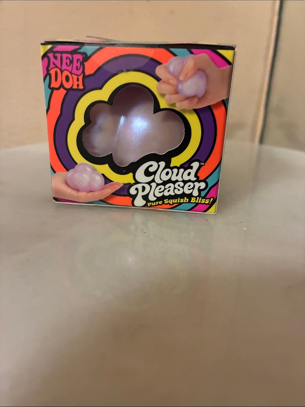 Needoh Cloud Pleaser Soft Squish Toy - Purple - Picture 3 of 6